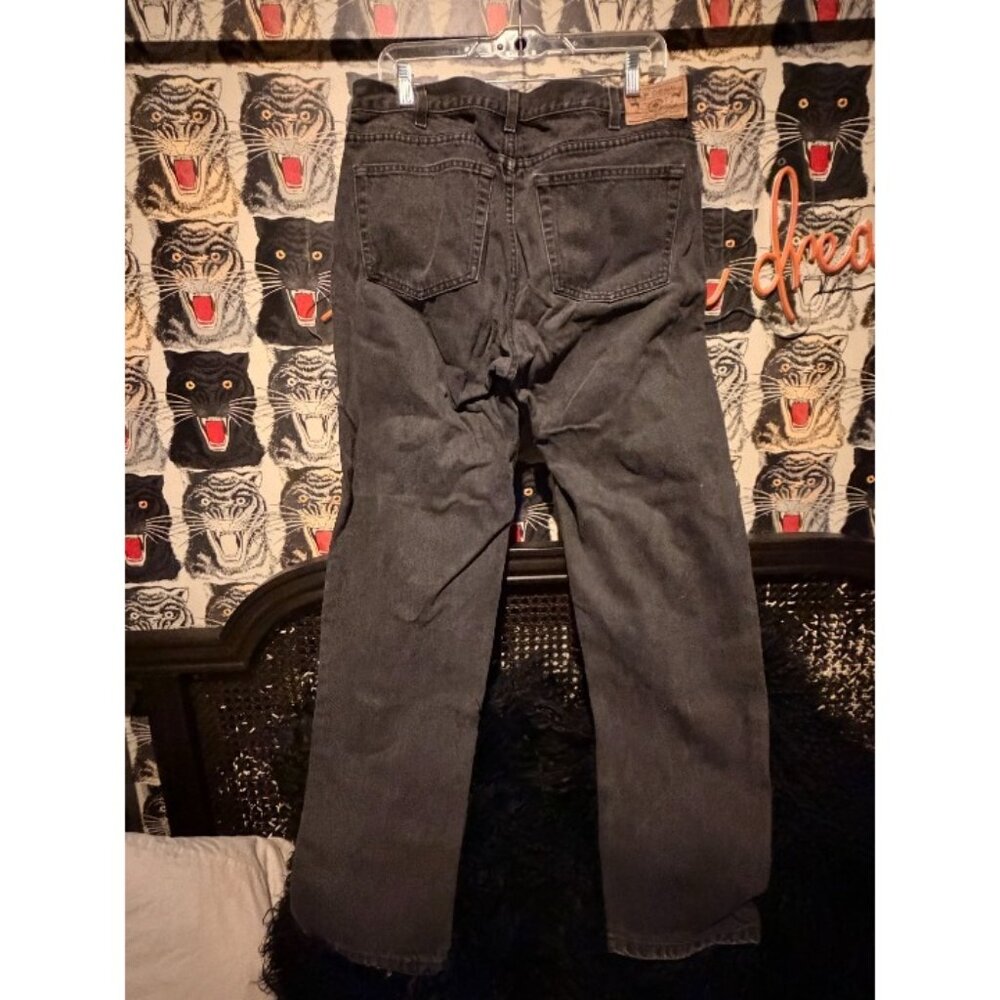 90's Vintage Gap Easy Fit Jeans Mens 36x32 Grey Denim Wash